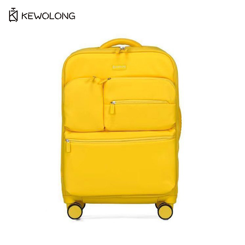Spinner Wheel Rolling Suitcase 20 Inch - Yeni Ultra Hafif Oxford Kumaş Valiz,