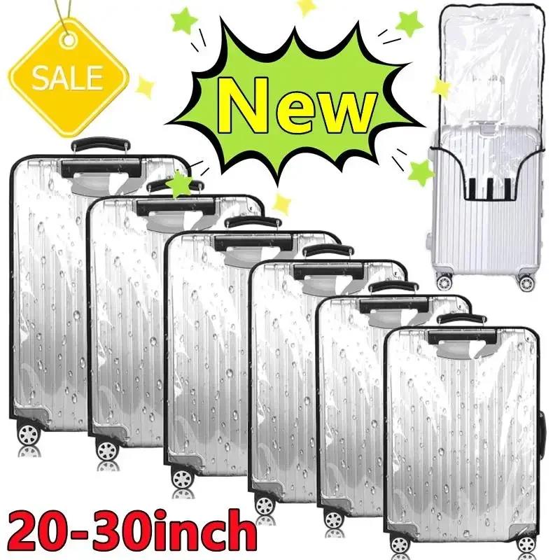 Luggage Protective Cover Transparent - Yeni 20-30 inç Bagaj Kapağı Şeffaf