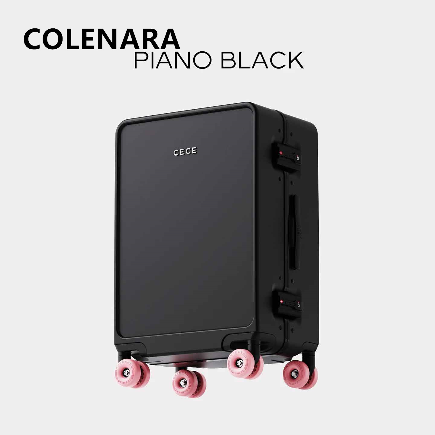 Aluminum Frame Carry On Luggage - COLENARA ABS+PC Valiz, Alüminyum Çerçeveli, 20