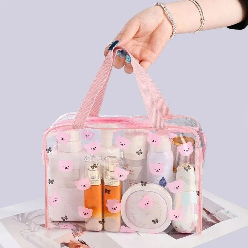 Cosmetic Bags - Taşınabilir, Geniş Kapasiteli, Su Geçirmez PVC