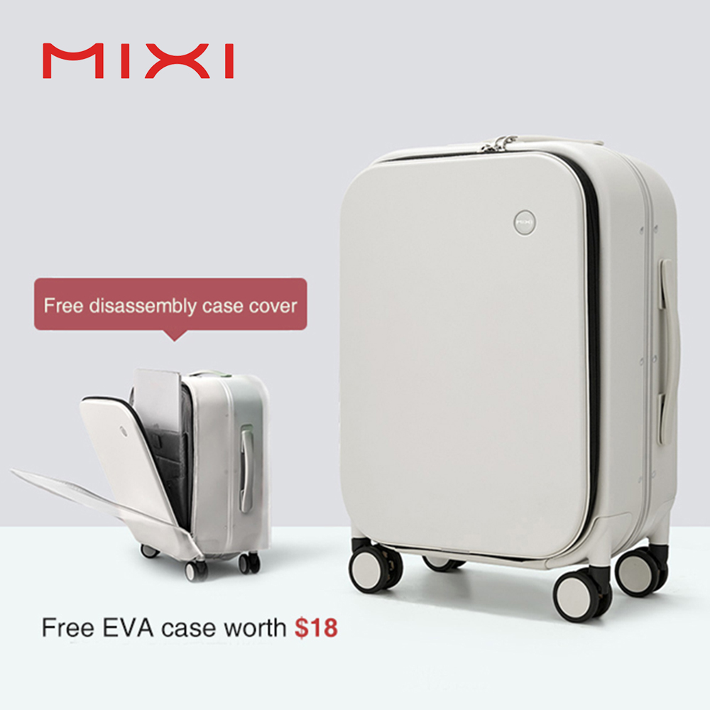 Foldable Rolling Luggage Bag - Mixi Patent Tasarım Alüminyum Çerçeve Bavul