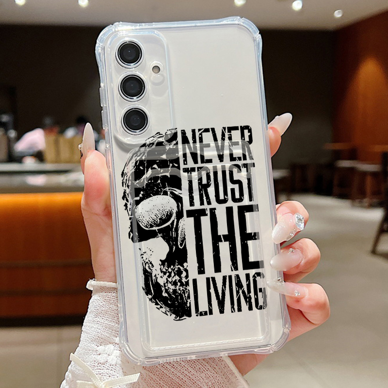 Wallets - Siyah Kafatası Desenli Cüzdan Kılıf Samsung