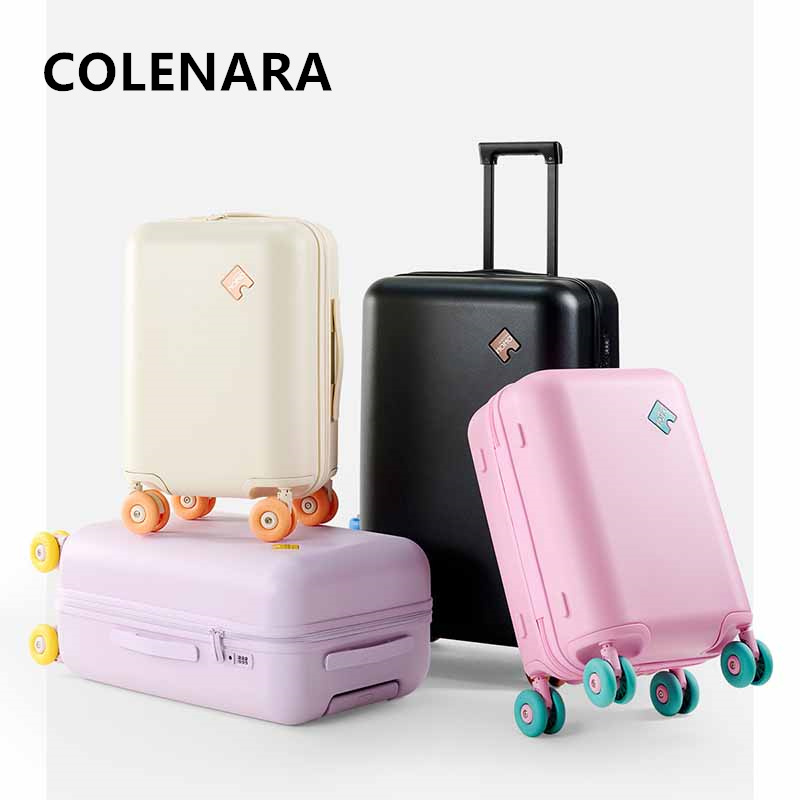 Spinner Wheel Rolling Suitcase 20 Inch - COLENARA ABS+PC Valiz 20
