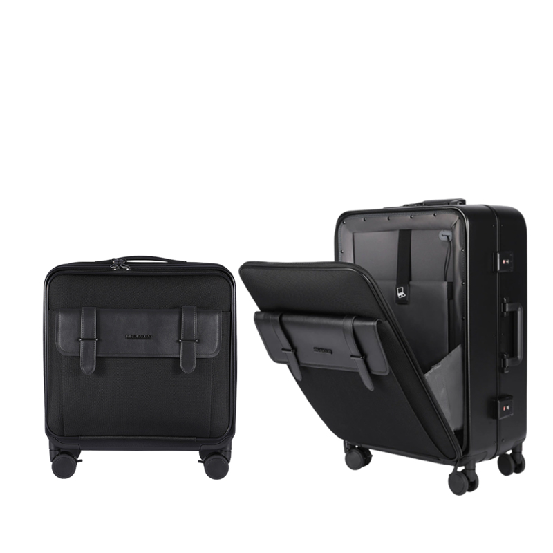 Aluminum Frame Carry On Luggage - İş Seyahati İçin Alüminyum Çerçeveli/ Fermuarlı
