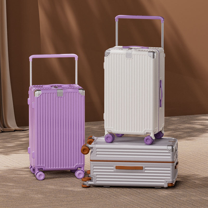 Spinner Wheel Rolling Suitcase 20 Inch - 20/24/28/30 İnç Geniş Çekme Çubuklu Seyahat