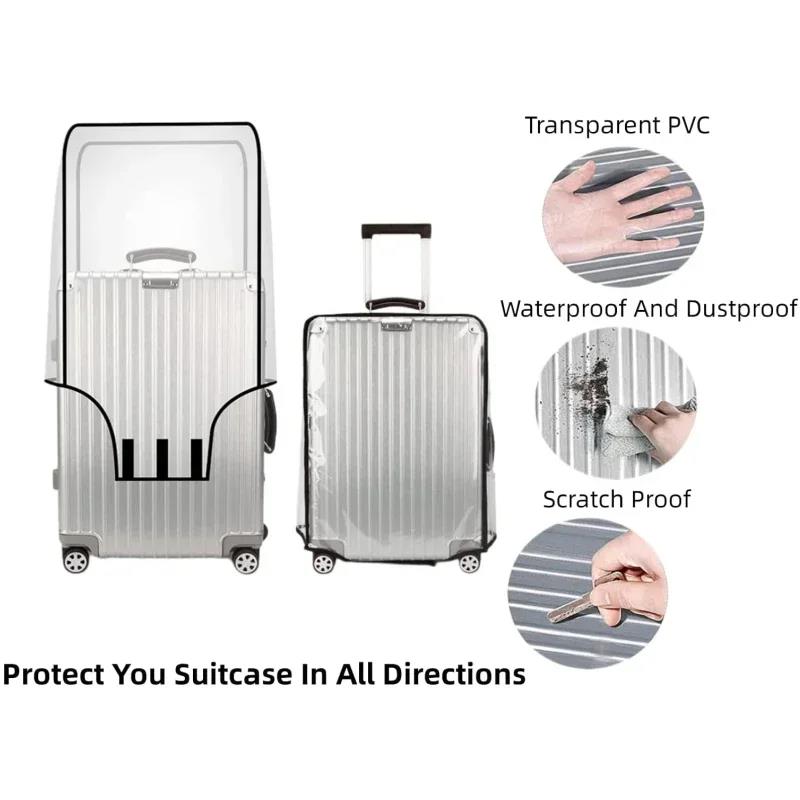 Yeni 20-30 inç Bagaj Kapağı Şe - Luggage Protective Cover Transparent incelemesi ve fiyatı