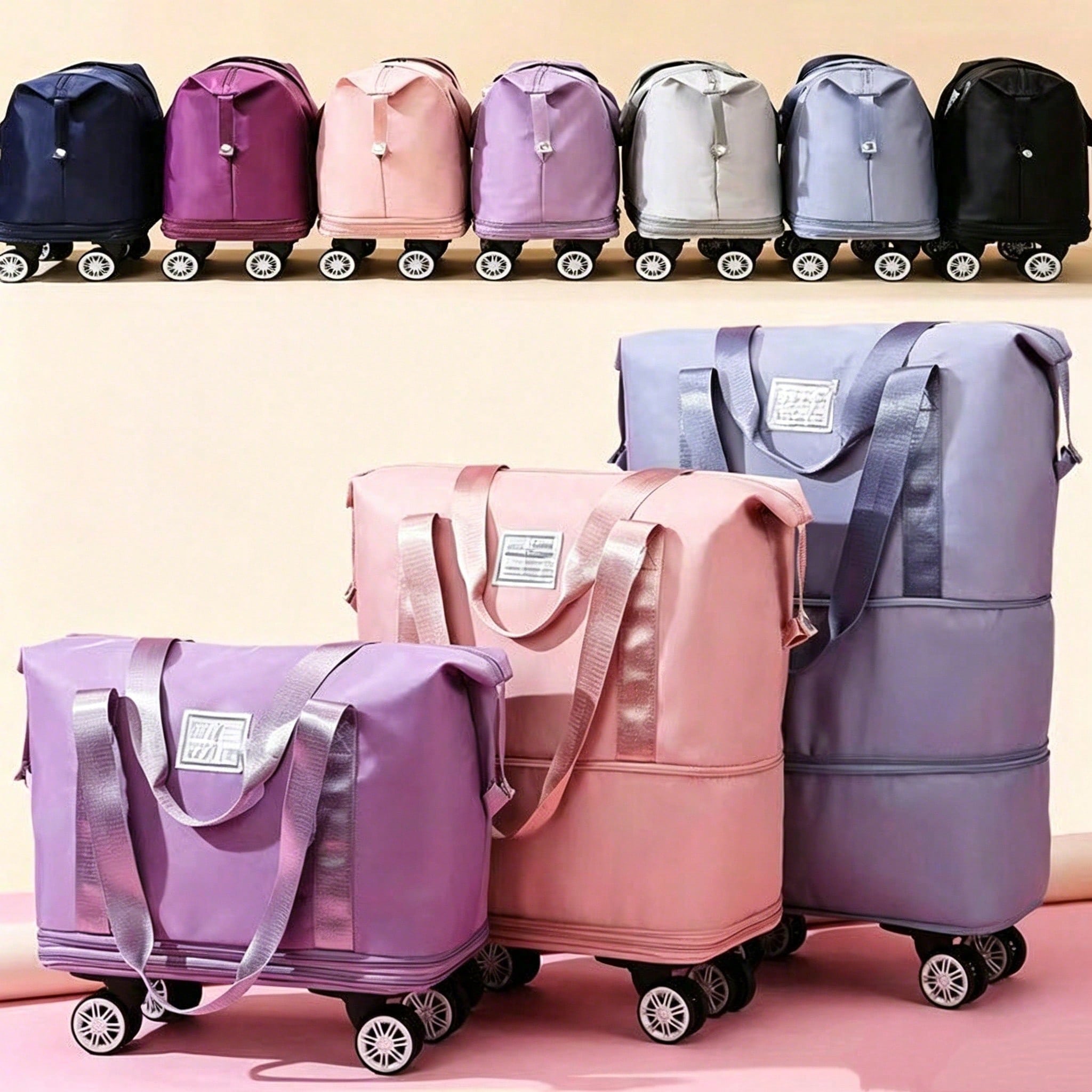 Genişletilebilir, Tekerlekli S - Foldable Rolling Luggage Bag incelemesi ve fiyatı