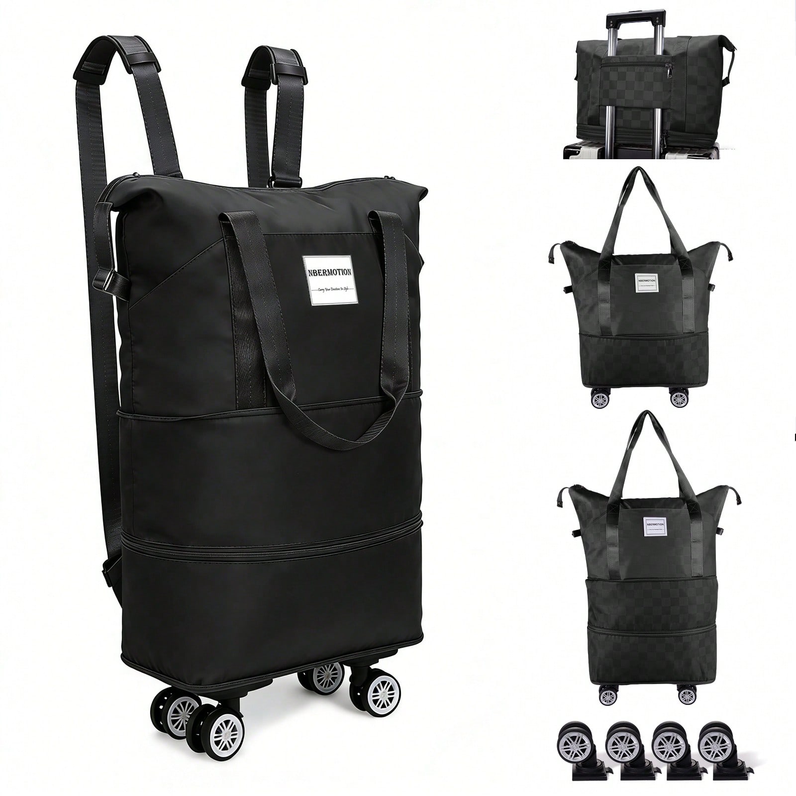 Genişletilebilir, Tekerlekli S - Foldable Rolling Luggage Bag incelemesi ve fiyatı