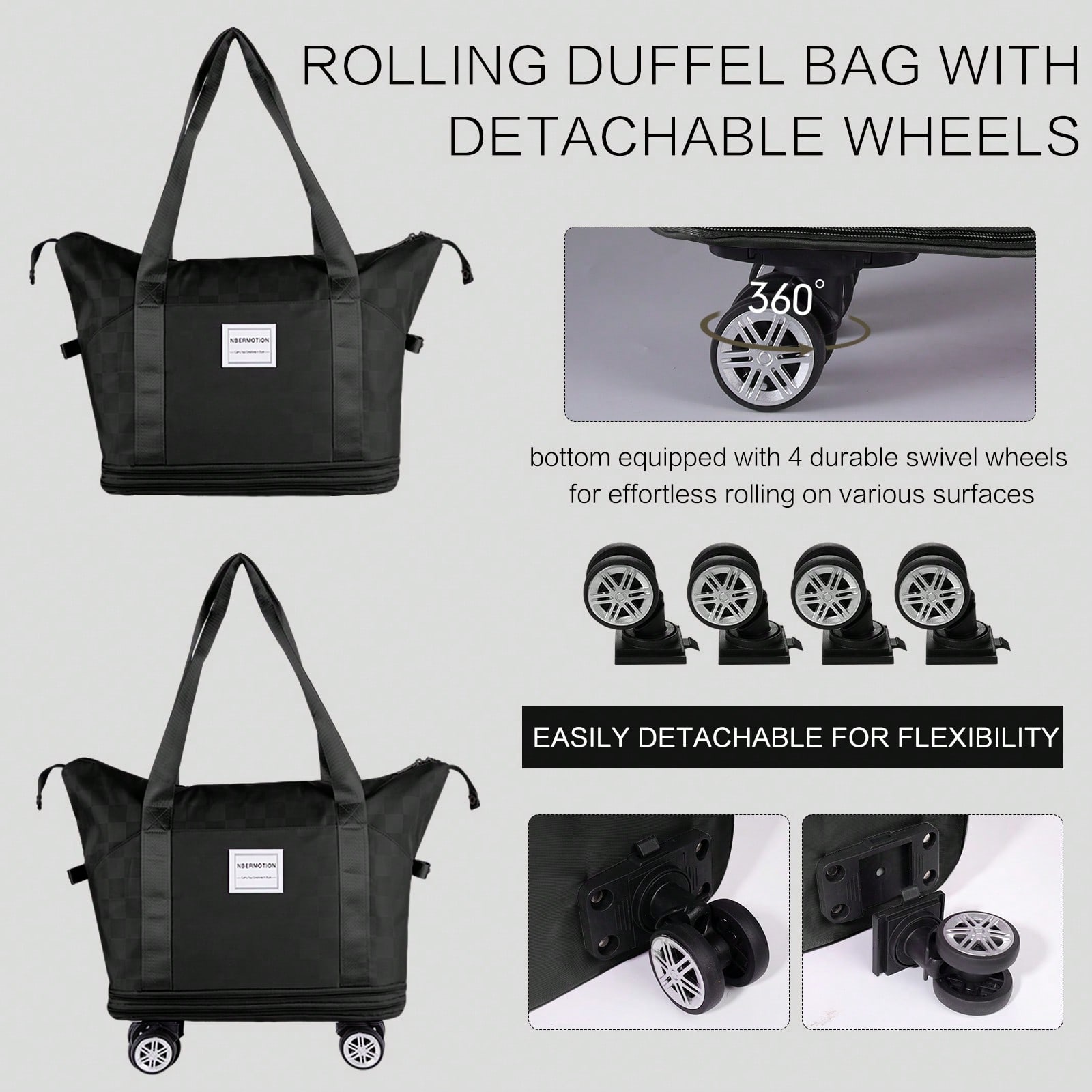 Genişletilebilir, Tekerlekli S - Foldable Rolling Luggage Bag incelemesi ve fiyatı