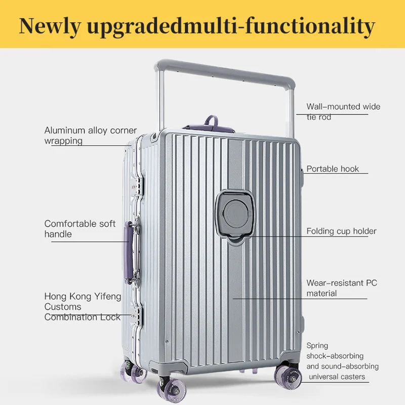MIGEBAO Premium Alüminyum Çerç - Aluminum Frame Carry On Luggage incelemesi ve fiyatı