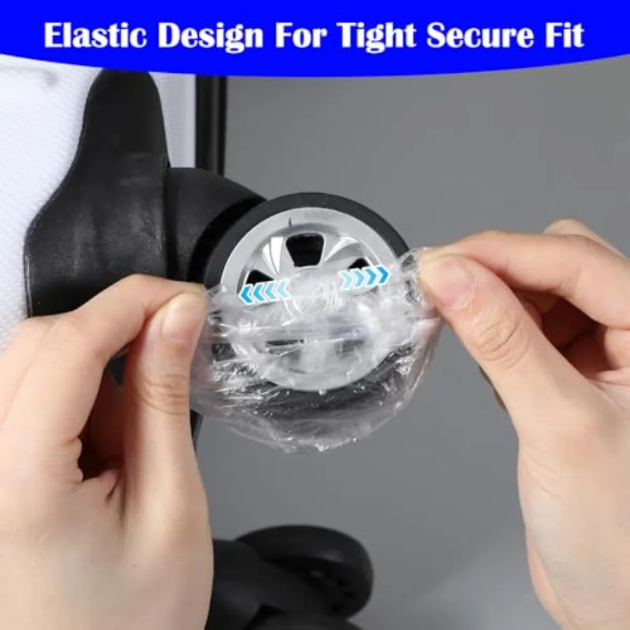 100PCS Bavul Tekerlek Kılıflar - Waterproof Suitcase Cover Protector incelemesi ve fiyatı
