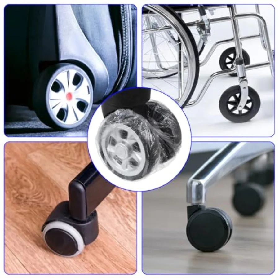 100PCS Bavul Tekerlek Kılıflar - Waterproof Suitcase Cover Protector incelemesi ve fiyatı