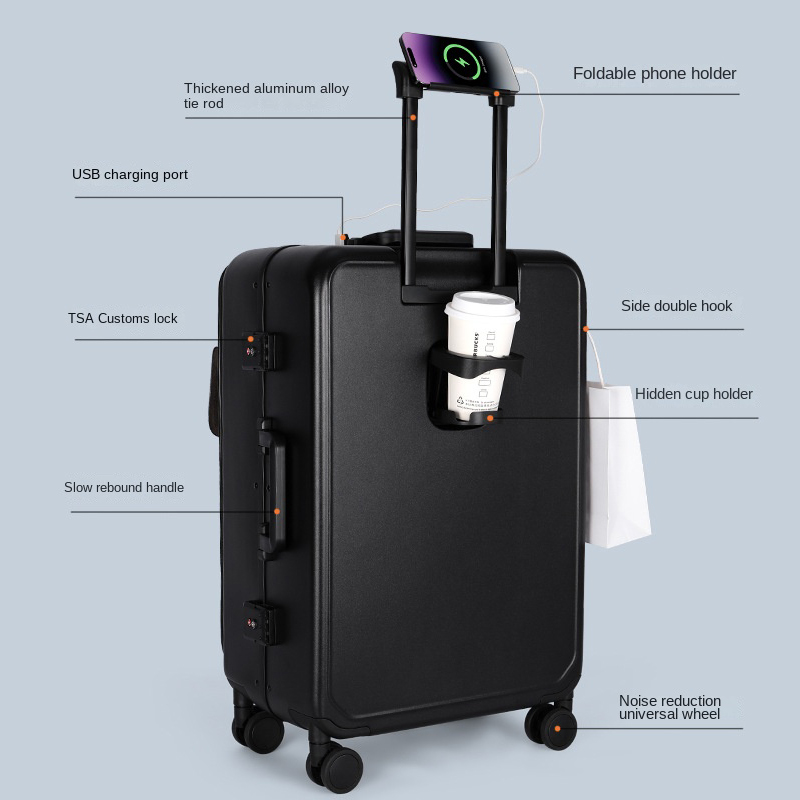 İş Seyahati İçin Alüminyum Çer - Aluminum Frame Carry On Luggage incelemesi ve fiyatı