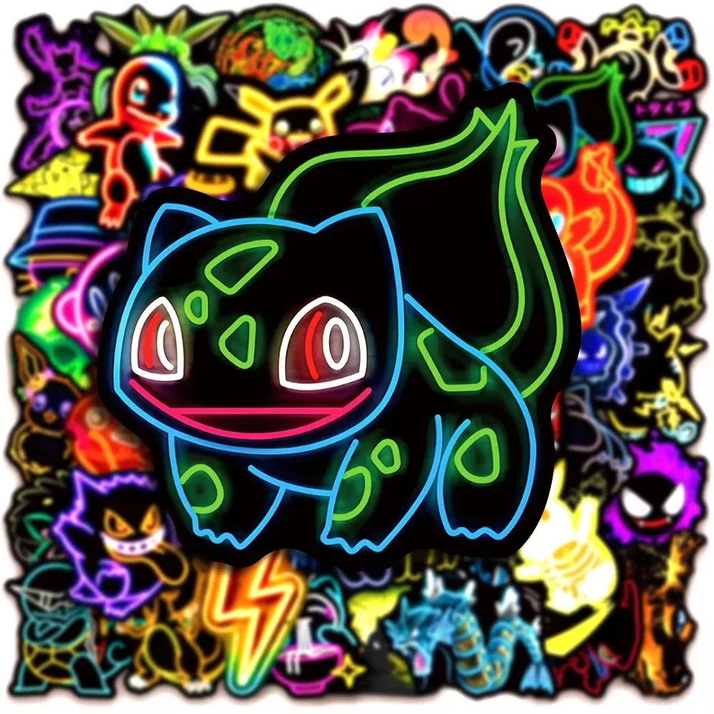 100 adet Neon Pokémon Sticker' - Luggage incelemesi ve fiyatı